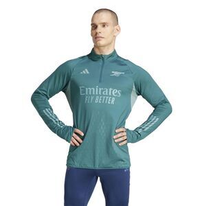 Adidas Mens Tiro 23 Arsenal FC Zip Neck Track Top / Green